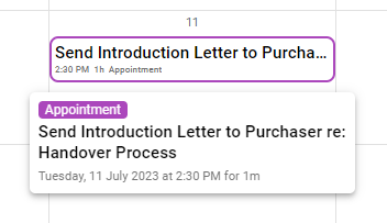 Screenshot of hover preview