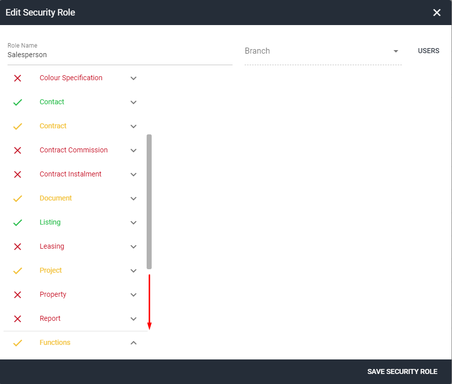 Screenshot of transfer activity permission step 7